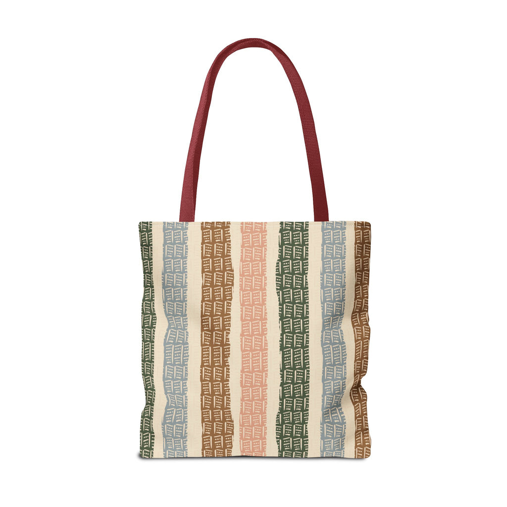 Woven Market Stripe Tote Bag