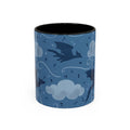 Stormflight Dragon Accent Mug – Fantasy Sky Coffee Cup (11oz / 15oz)