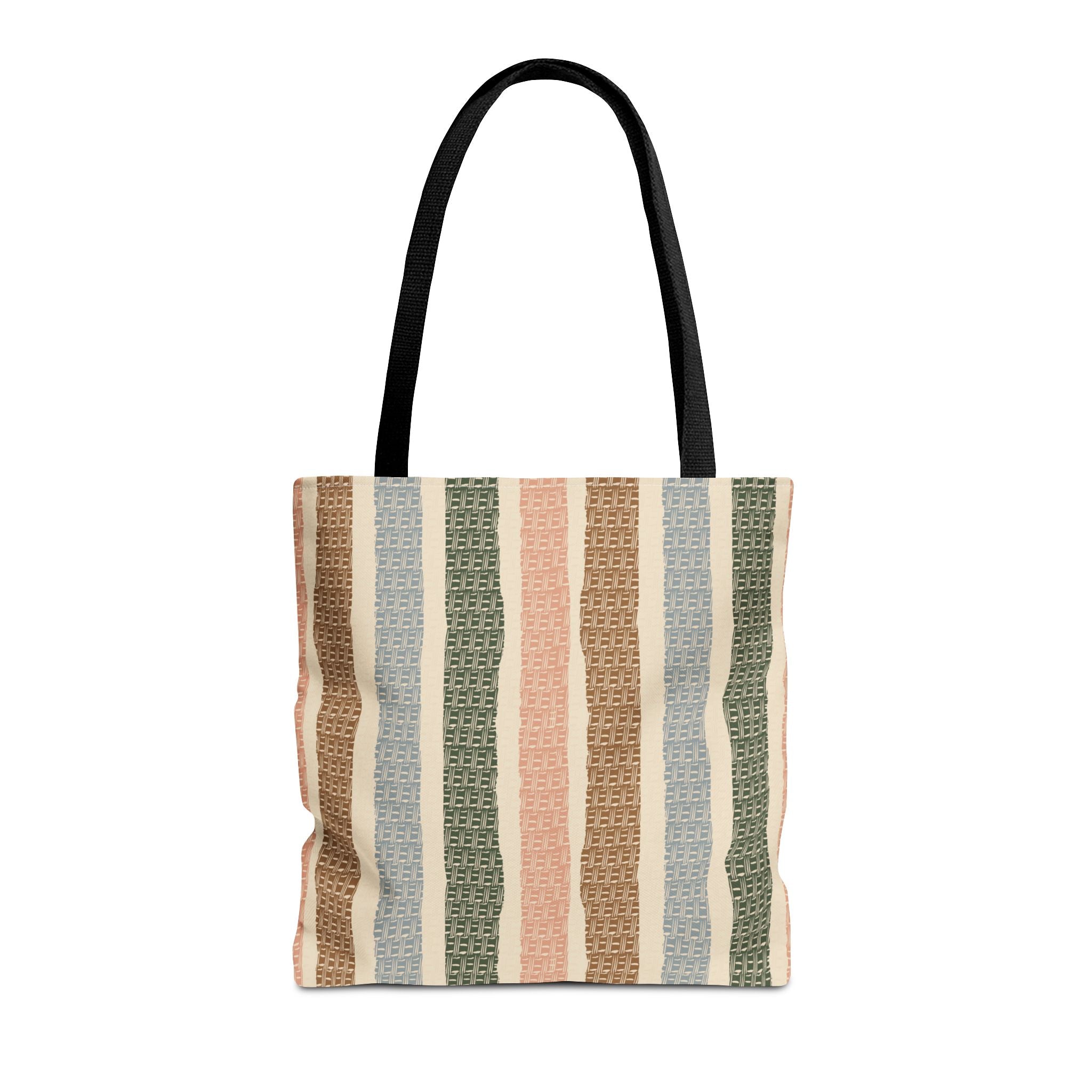 Market Basket Stripe Tote Bag