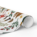 Woodland Nutcracker Christmas Wrapping Paper | Festive Forest Gift Wrap
