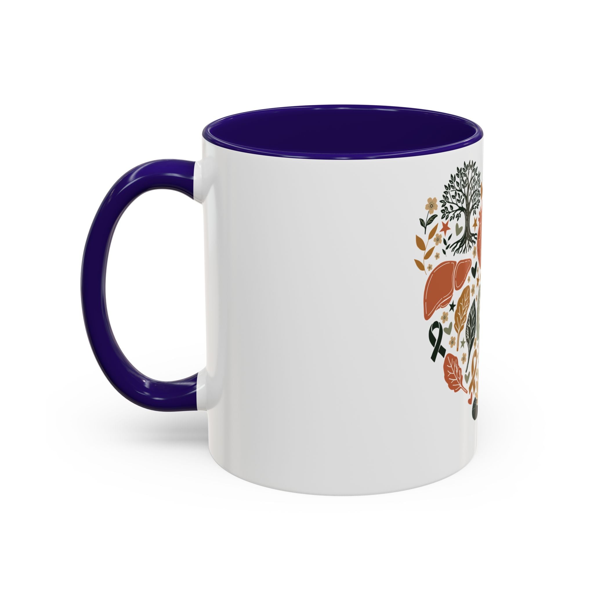 Organ Donation Awareness Mug, Hope Healing Coffee Cup, Transplant Survivor Donor Family Gift, Floral Medical Mug
