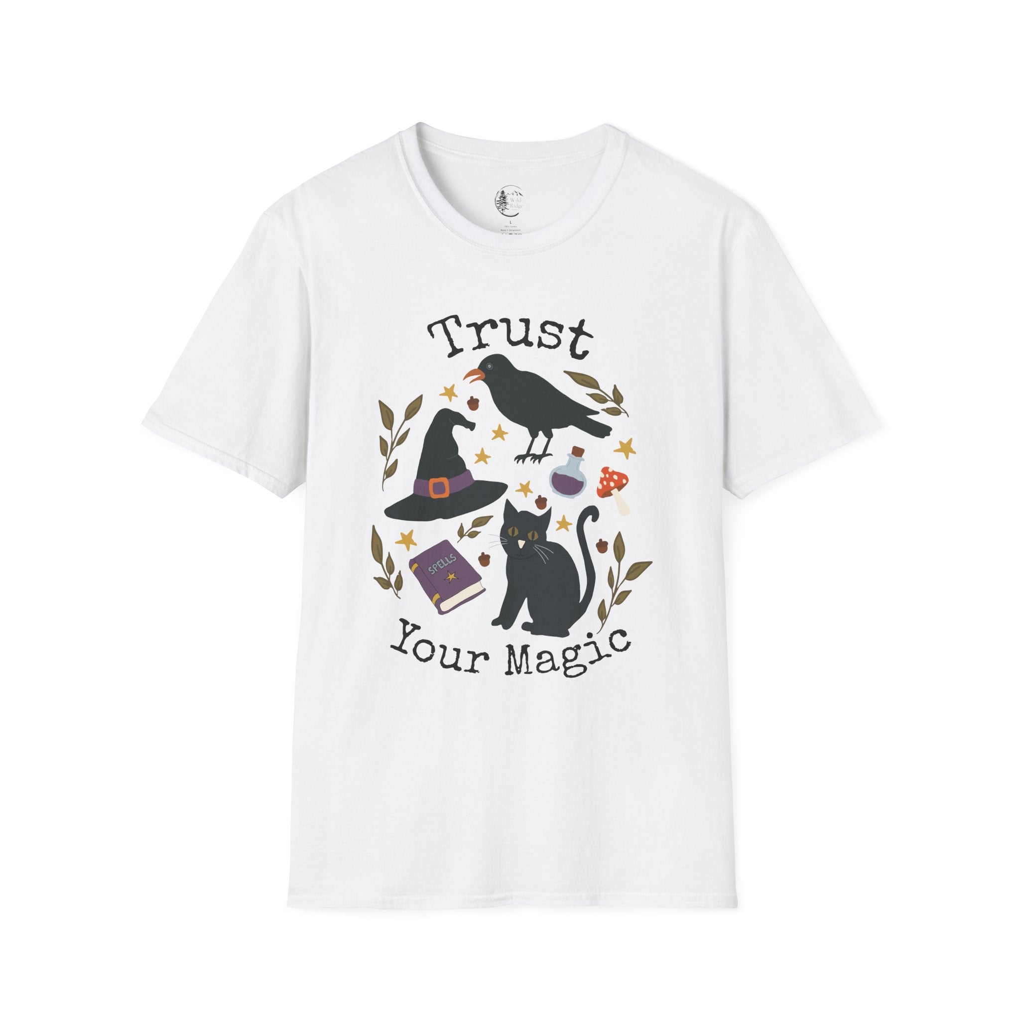 Trust Your Magic Witchy Raven Cat T-Shirt