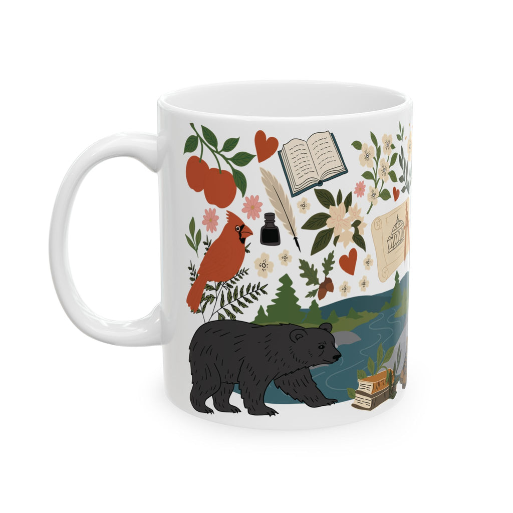 Charlottesville, Virginia Illustrated Mug