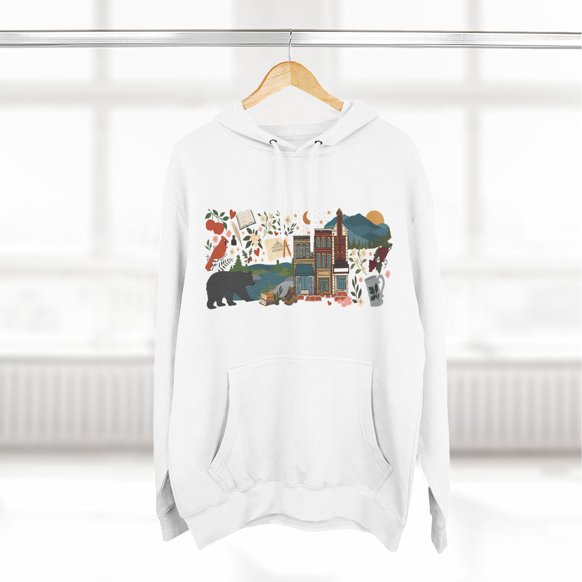 Charlottesville Illustrated Hoodie | Virginia Art Pullover
