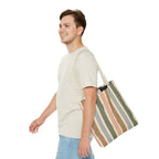 Market Basket Stripe Tote Bag