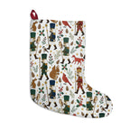Woodland Nutcracker Christmas Stocking | Festive Forest Holiday Decor