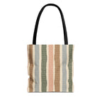 Market Basket Stripe Tote Bag