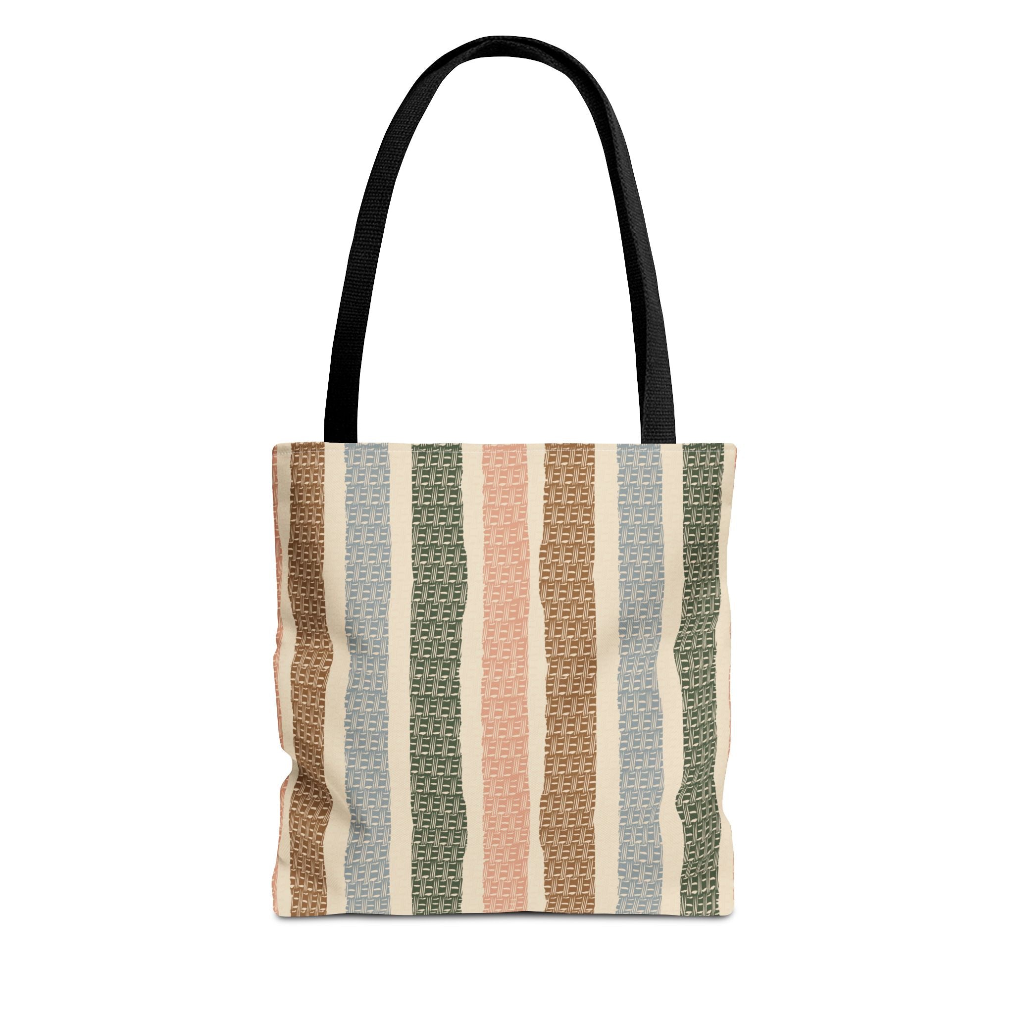 Market Basket Stripe Tote Bag