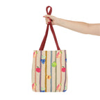 Garden Market Stripe Tote Bag