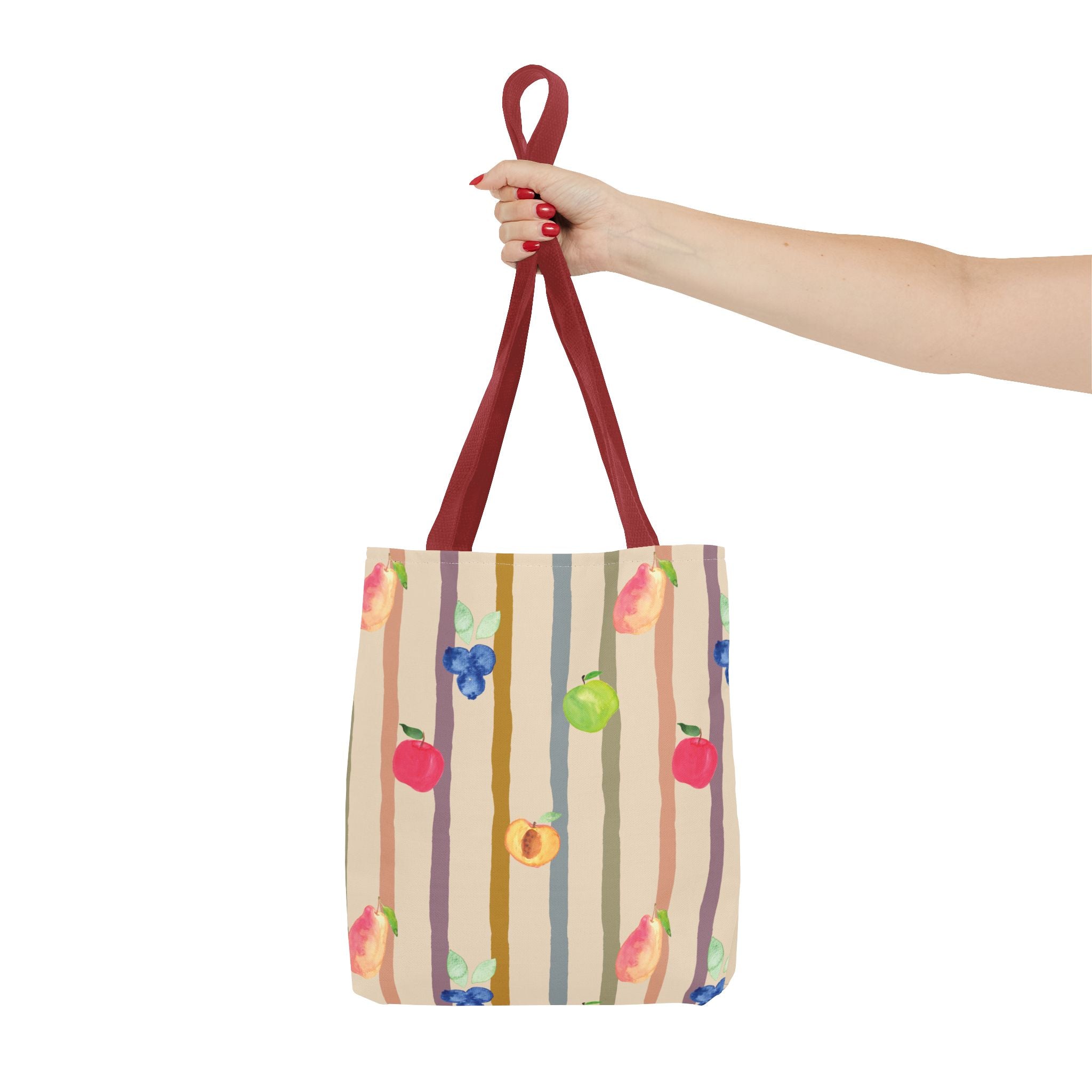 Garden Market Stripe Tote Bag