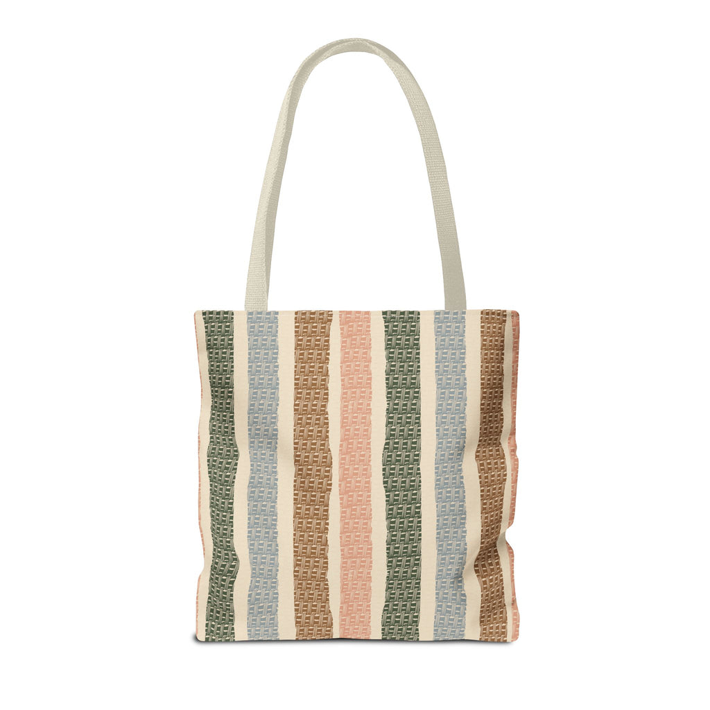 Market Basket Stripe Tote Bag