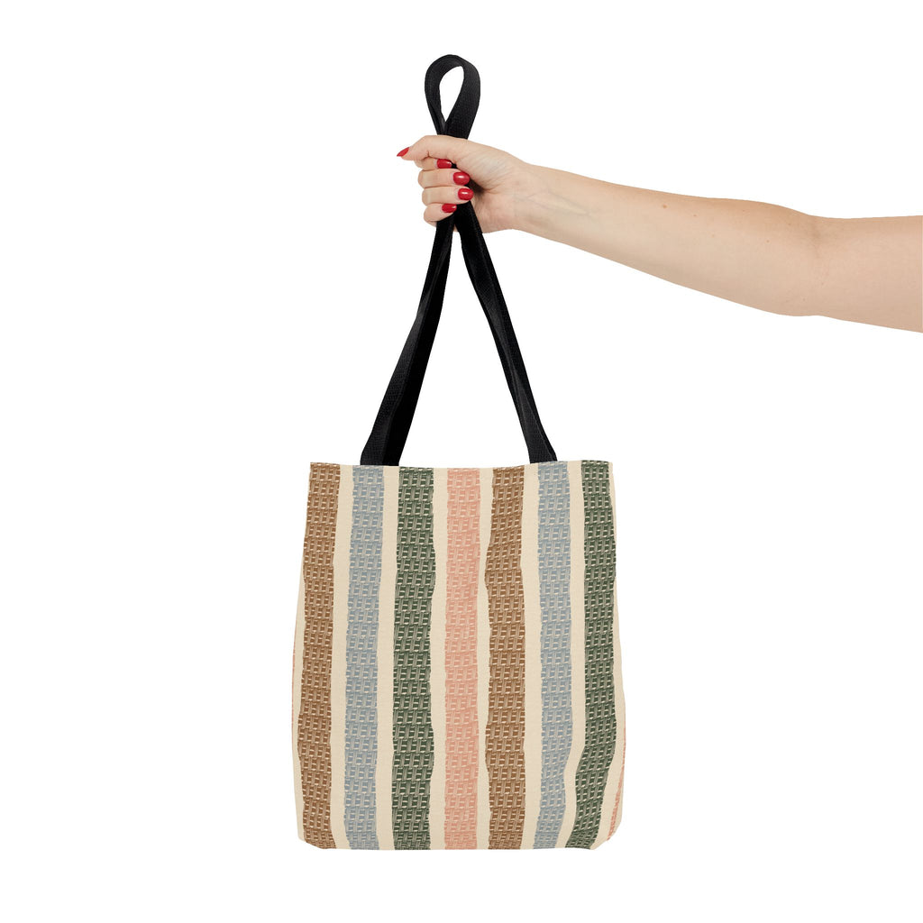 Market Basket Stripe Tote Bag