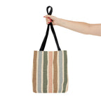 Market Basket Stripe Tote Bag