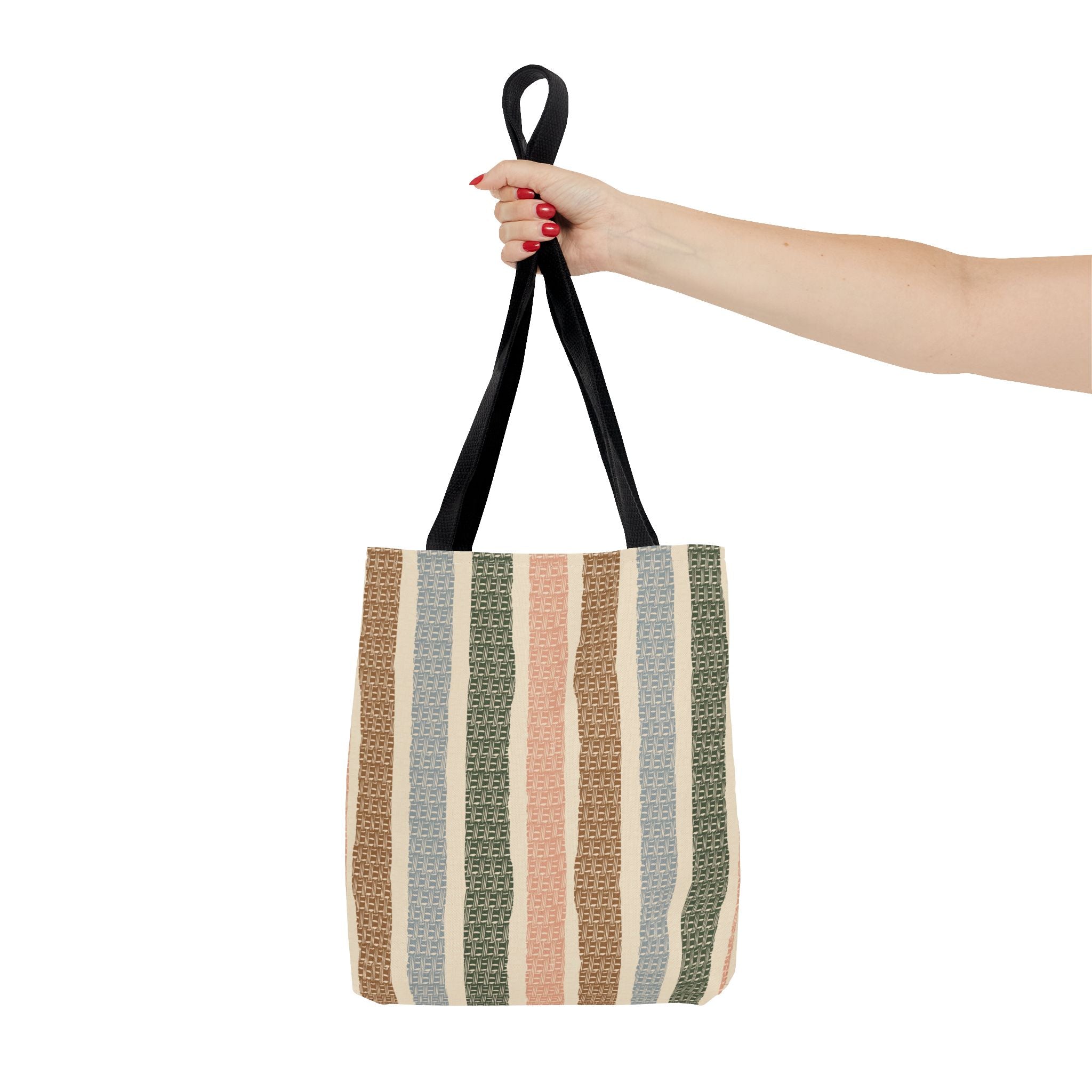 Market Basket Stripe Tote Bag