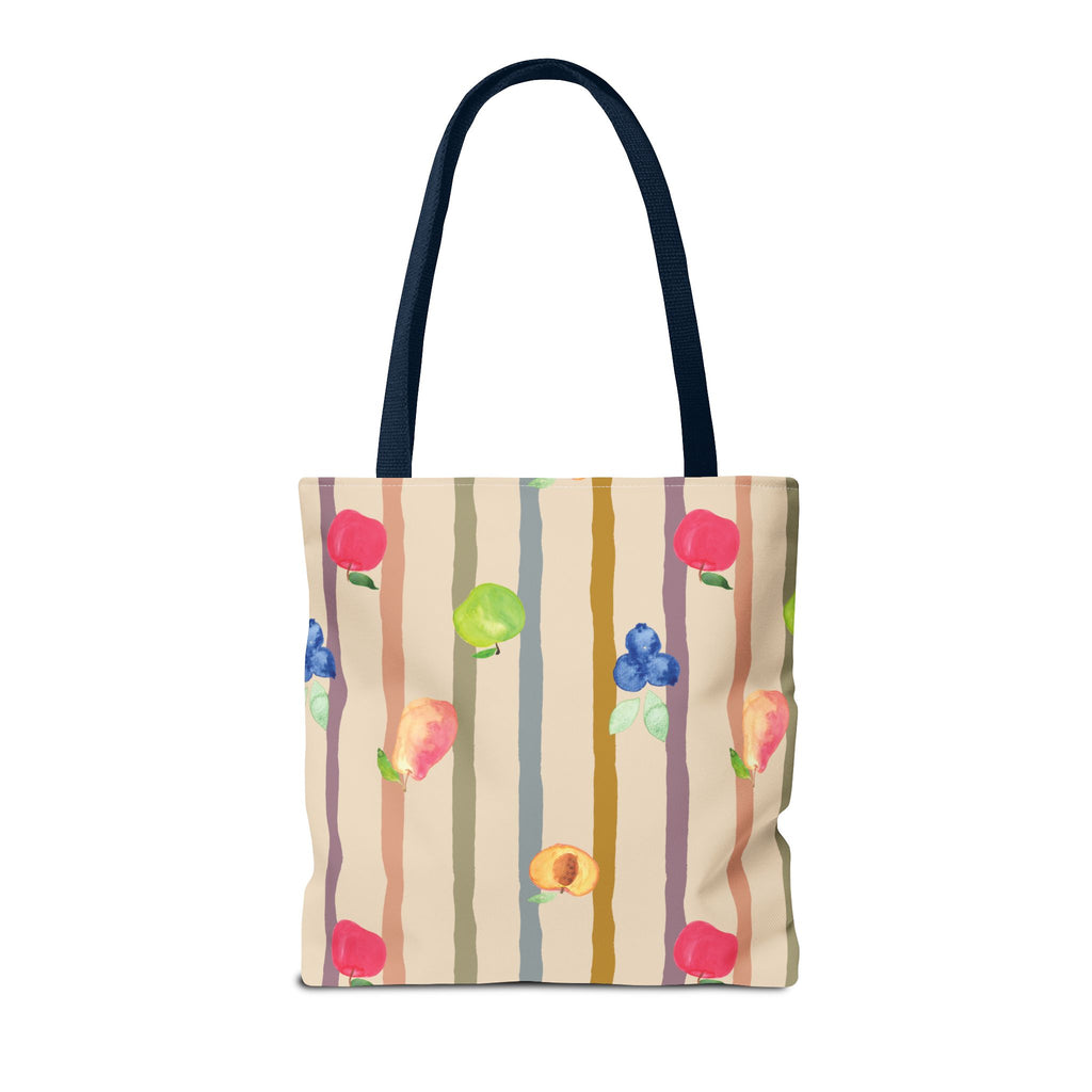Garden Market Stripe Tote Bag