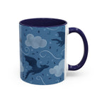 Stormflight Dragon Accent Mug – Fantasy Sky Coffee Cup (11oz / 15oz)