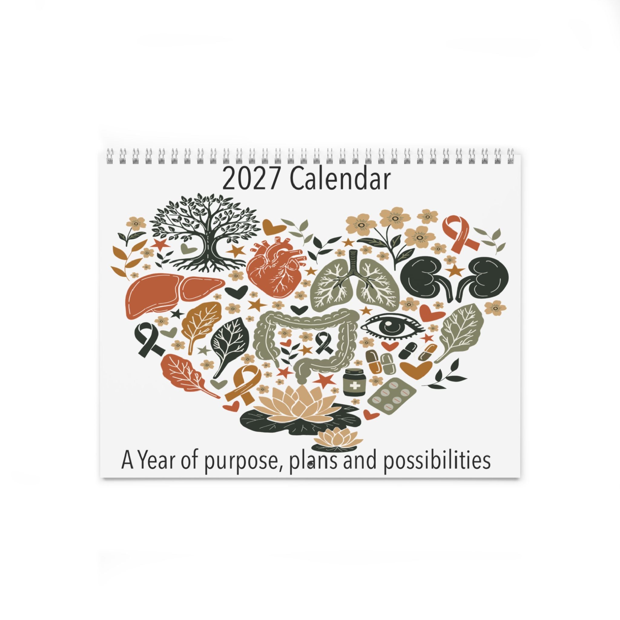 2027 Organ Donation Awareness Calendar
