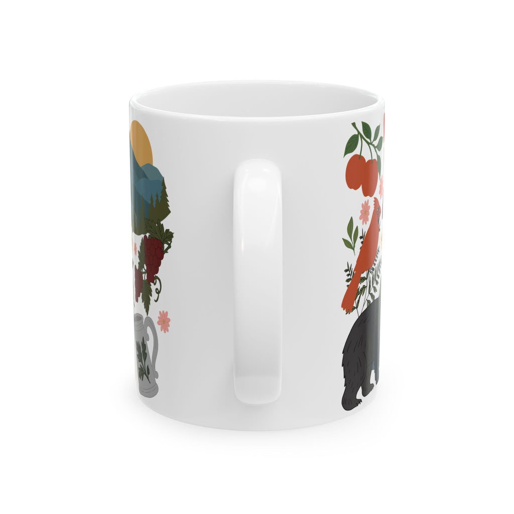Charlottesville, Virginia Illustrated Mug