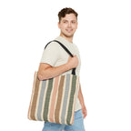 Market Basket Stripe Tote Bag