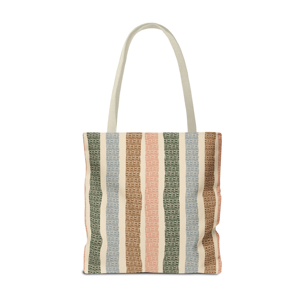 Market Basket Stripe Tote Bag