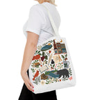 Charlottesville, Virginia Illustrated Tote Bag