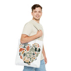 Organ Donation Awareness Tote Bag | Hope & Healing Floral Carryall (Copy)