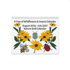 A Year of Wildflowers and Insects Calendar | August 2026–July 2027 Nature Wall Calendar