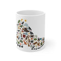 Hiking Boot Motif Ceramic Mug – 11 oz