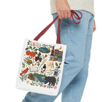 Charlottesville, Virginia Illustrated Tote Bag