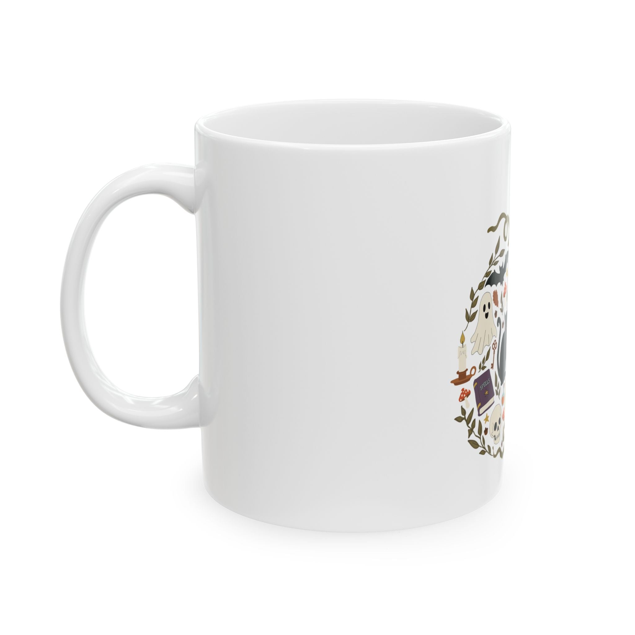 Halloween Collage Ceramic Mug