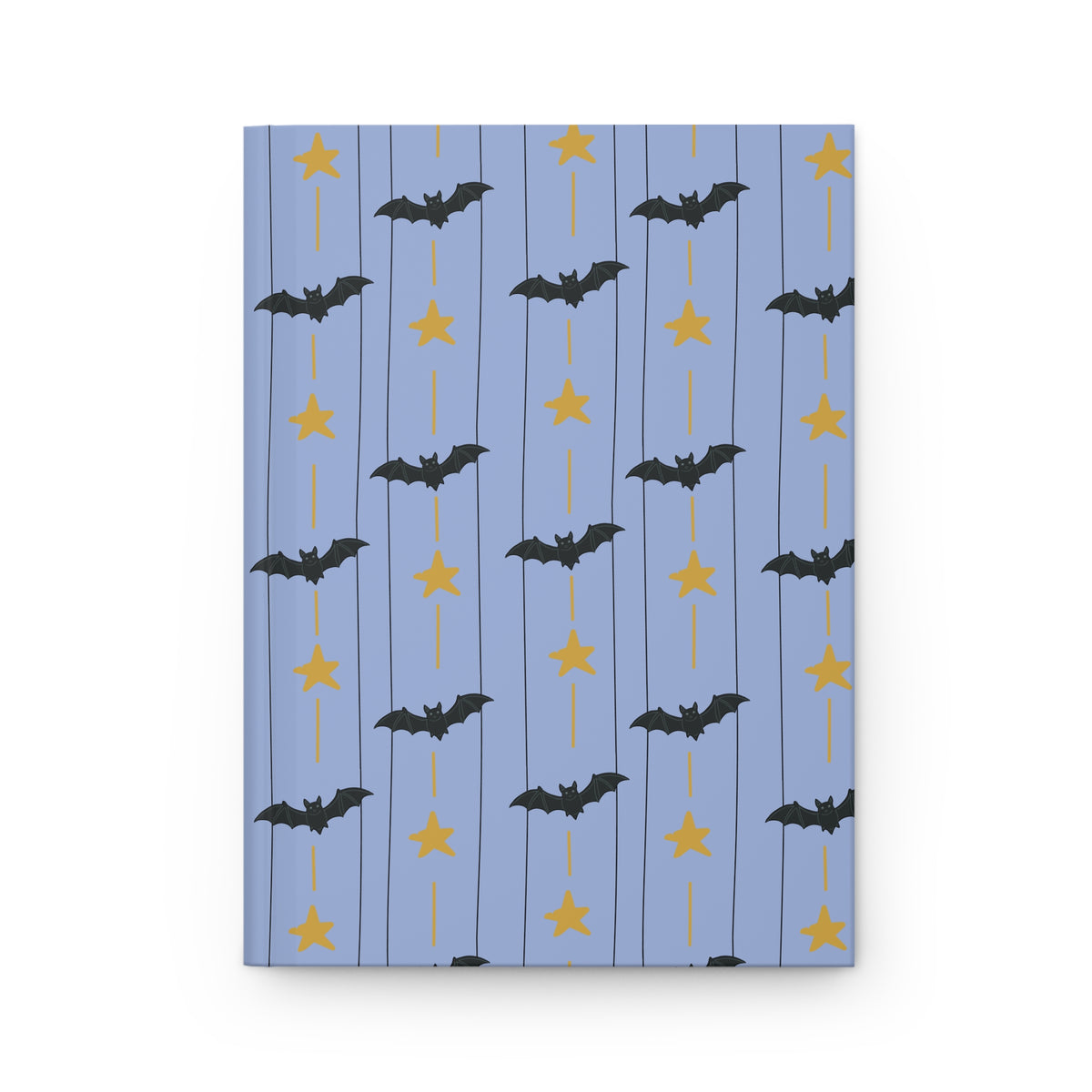 Bats in the Sky Hardcover Journal | Whimsical Bat Notebook