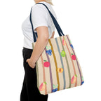 Garden Market Stripe Tote Bag
