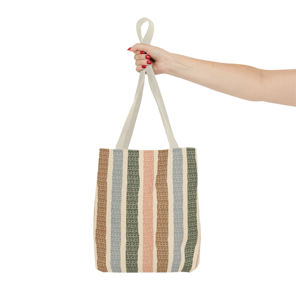 Market Basket Stripe Tote Bag