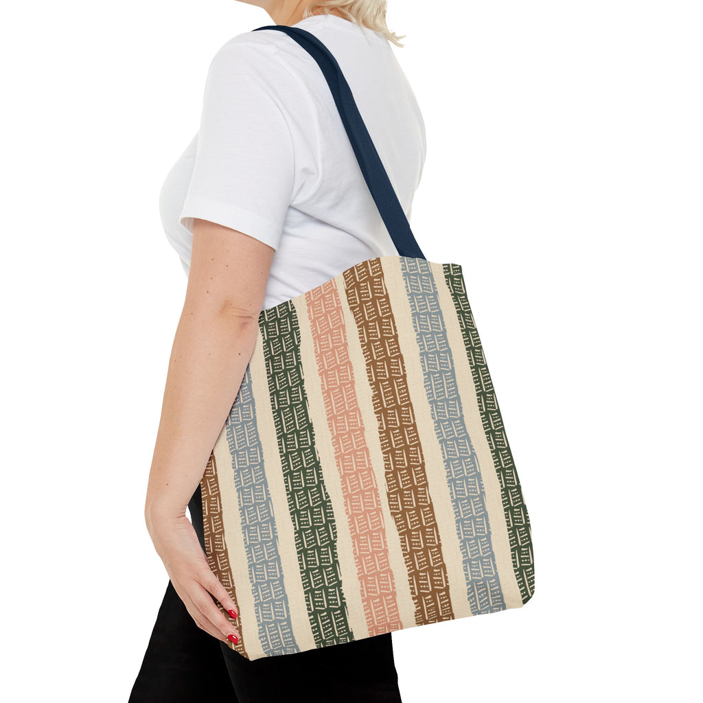 Woven Market Stripe Tote Bag