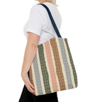 Woven Market Stripe Tote Bag