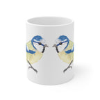 Blue Tit Bird Mug – 11 oz Ceramic Coffee Mug