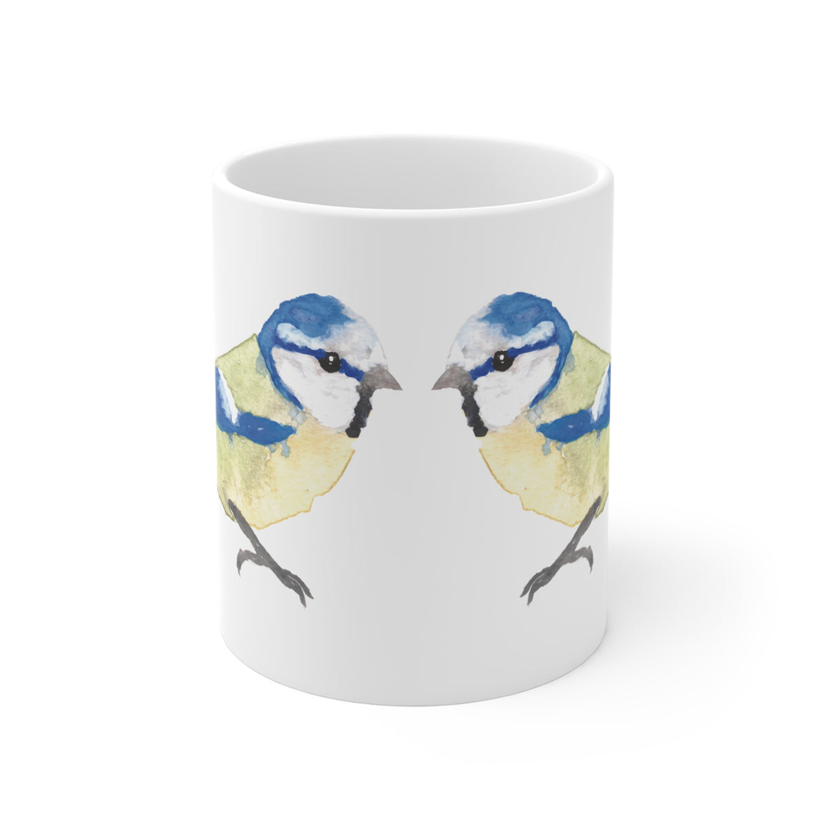 Blue Tit Bird Mug – 11 oz Ceramic Coffee Mug