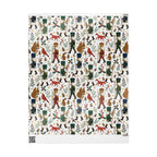 Woodland Nutcracker Christmas Wrapping Paper | Festive Forest Gift Wrap