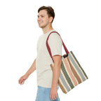 Woven Market Stripe Tote Bag