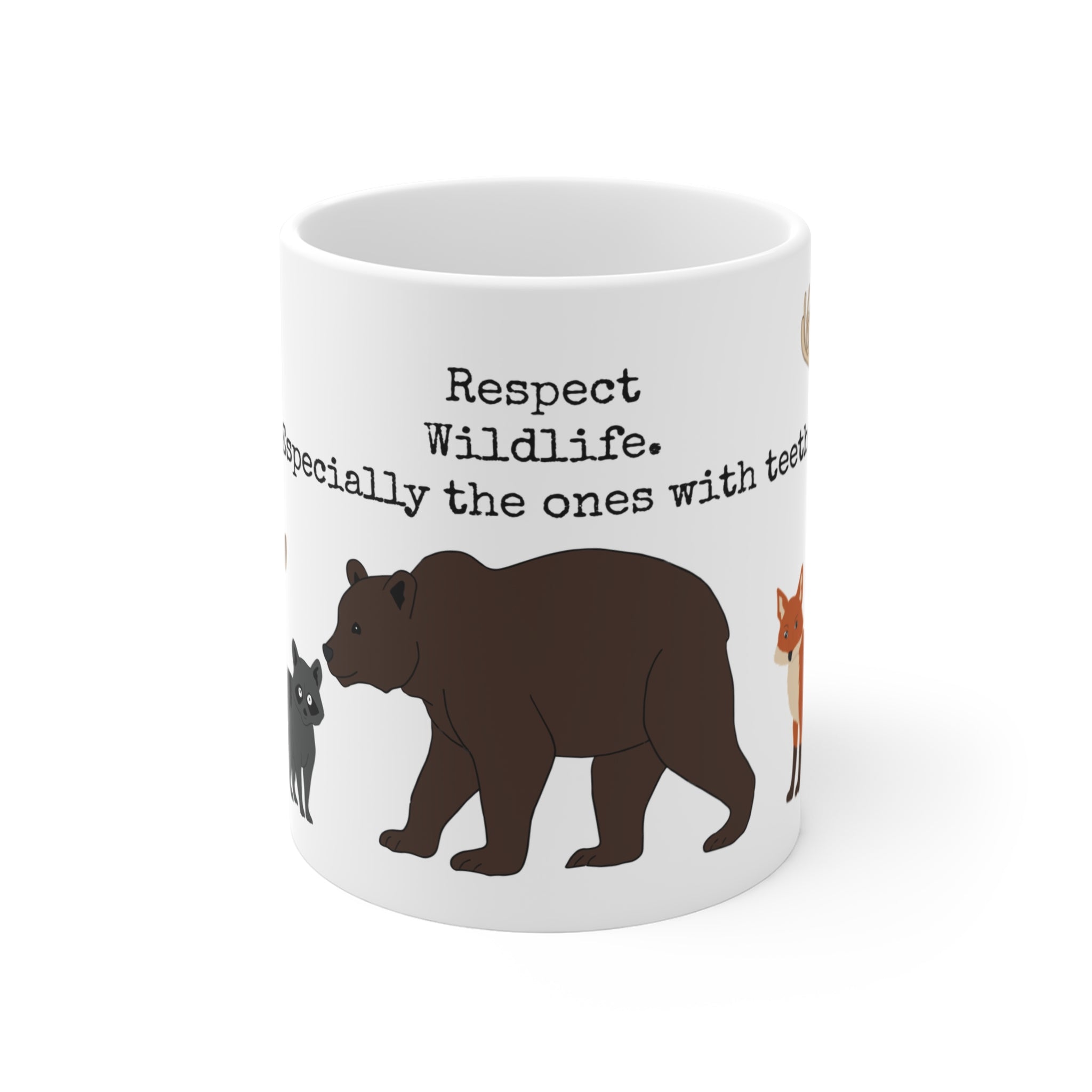 Respect Wildlife Mug | Funny Hiking & Wildlife Mug