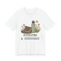 Hydrated & Outdoorsy T-Shirt | Hiking Shirt for Women | Nature Lover Tee | Camping Graphic Shirt | Outdoor Adventure Gift | Trail Life Top