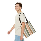 Woven Market Stripe Tote Bag