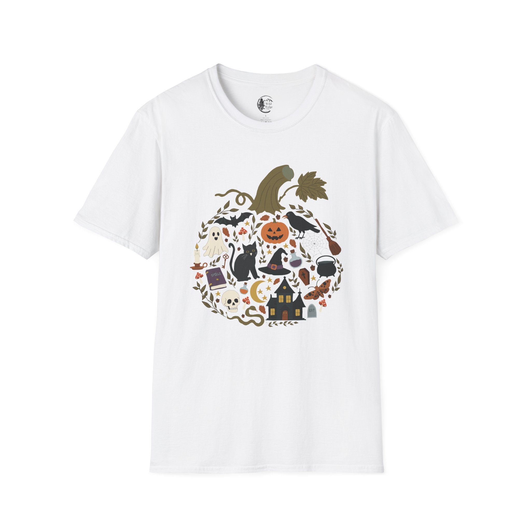 Halloween Collage Unisex Softstyle T-Shirt