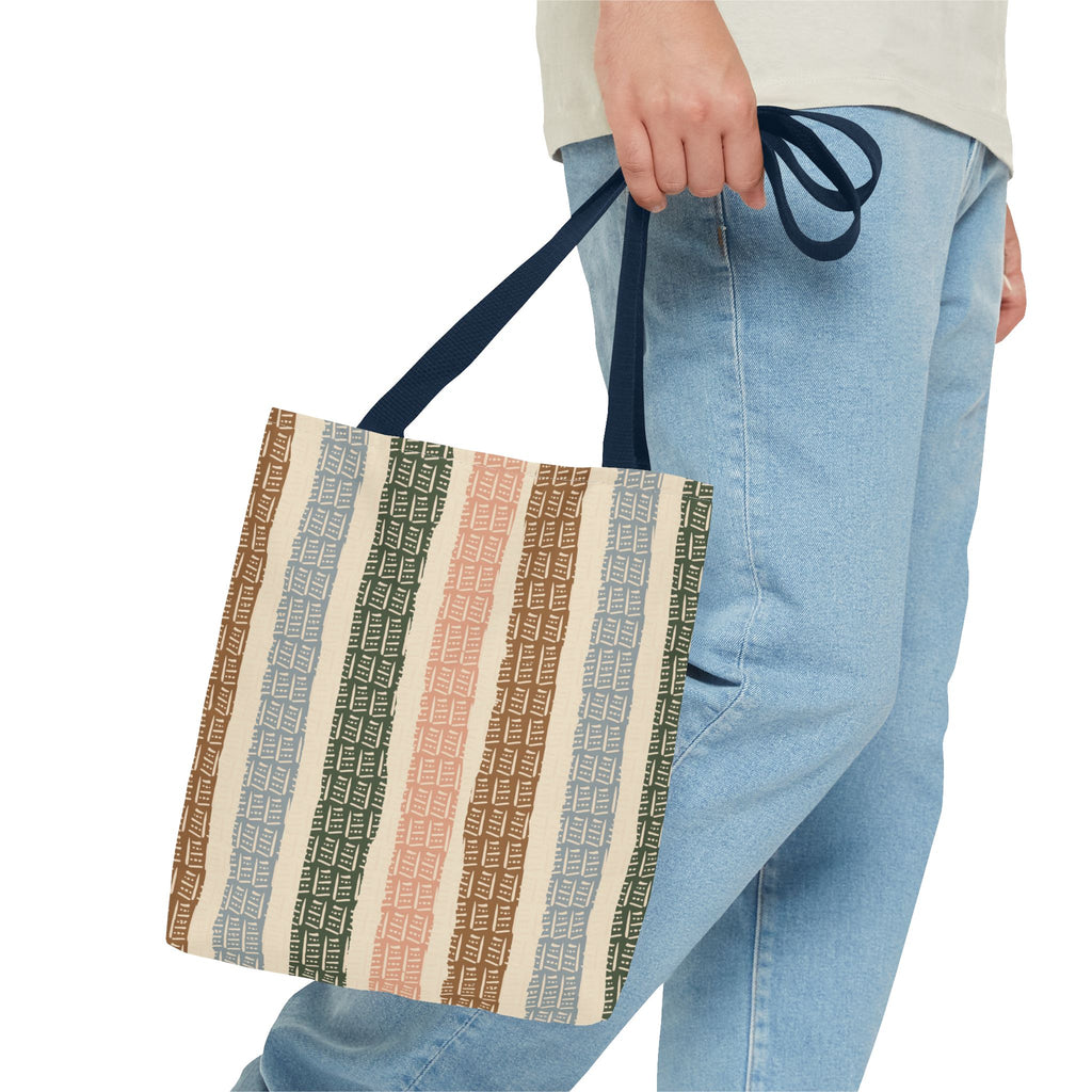 Woven Market Stripe Tote Bag