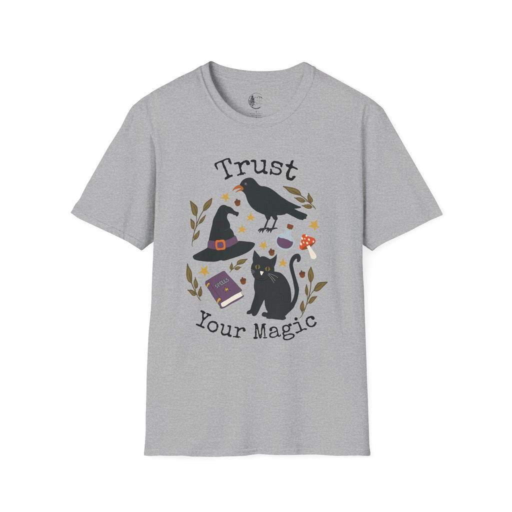 Trust Your Magic Witchy Raven Cat T-Shirt