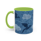Stormflight Dragon Accent Mug – Fantasy Sky Coffee Cup (11oz / 15oz)