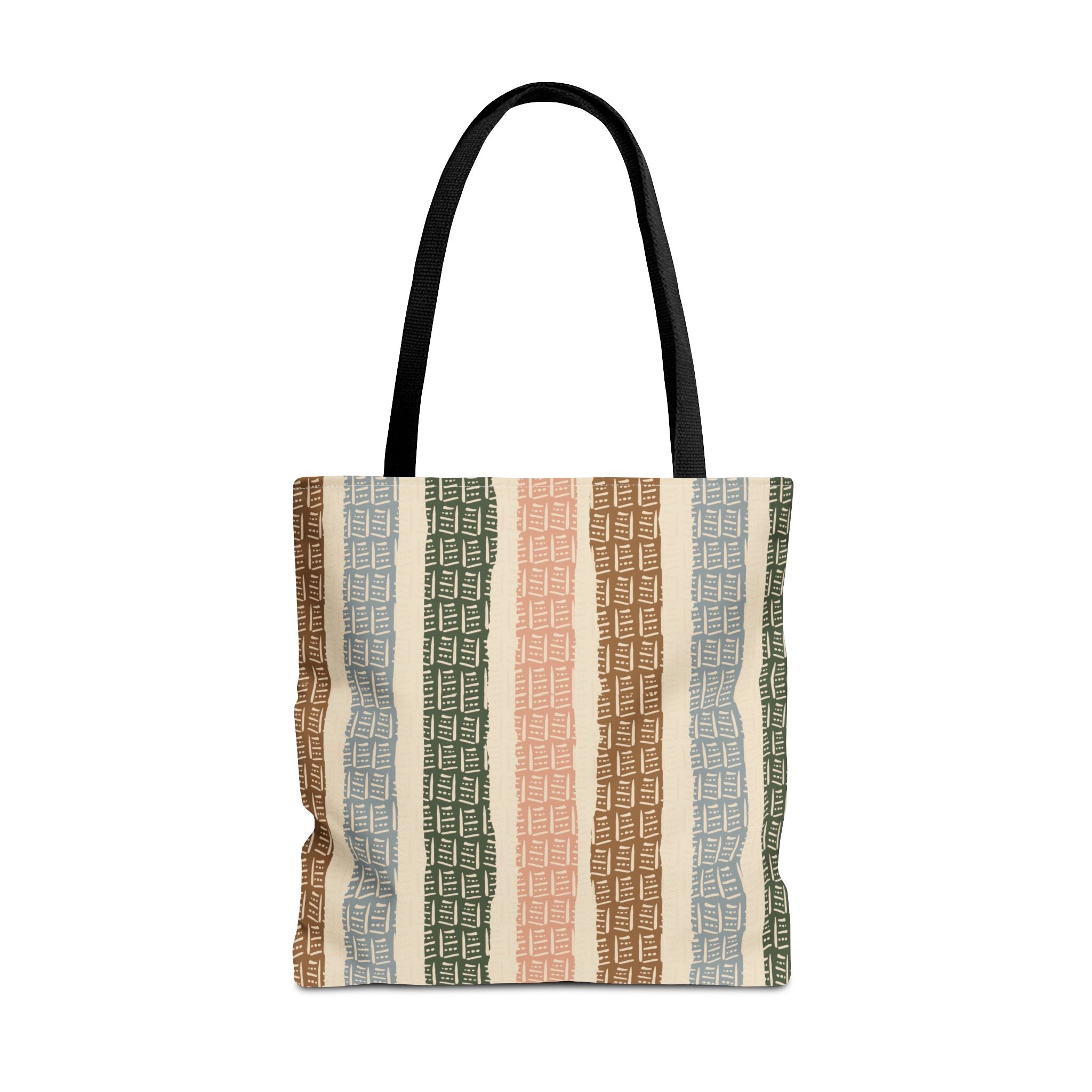 Woven Market Stripe Tote Bag