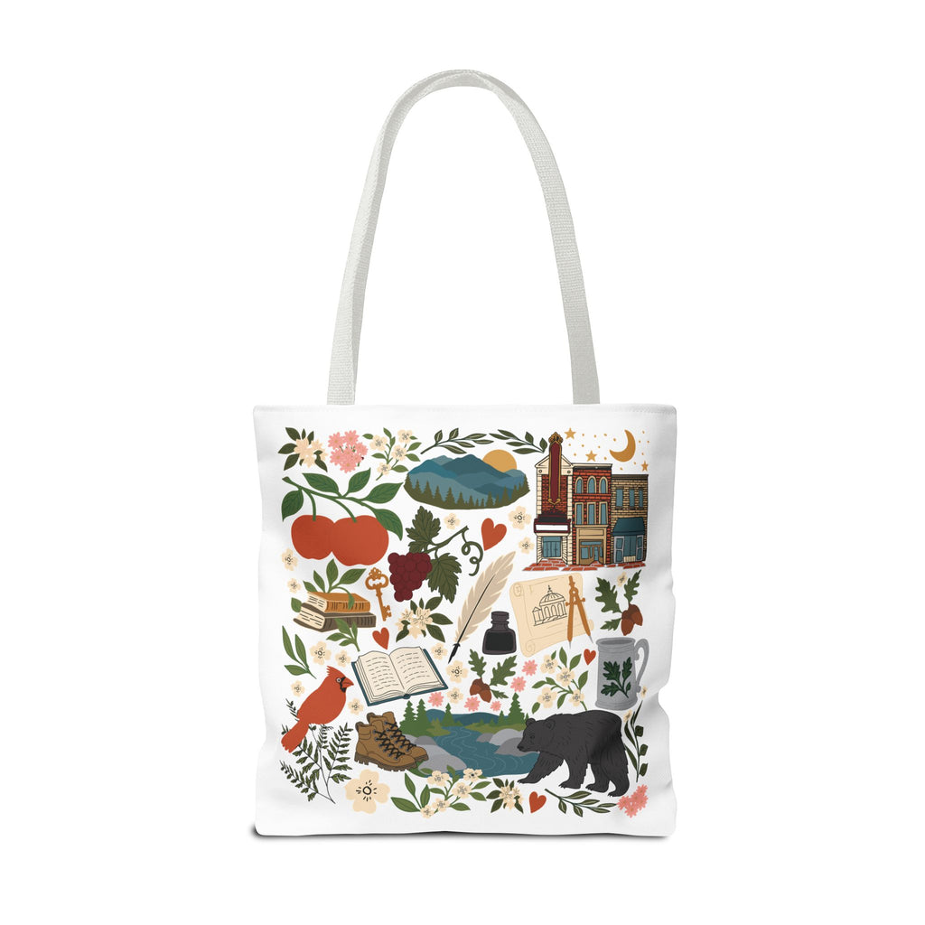 Charlottesville, Virginia Illustrated Tote Bag