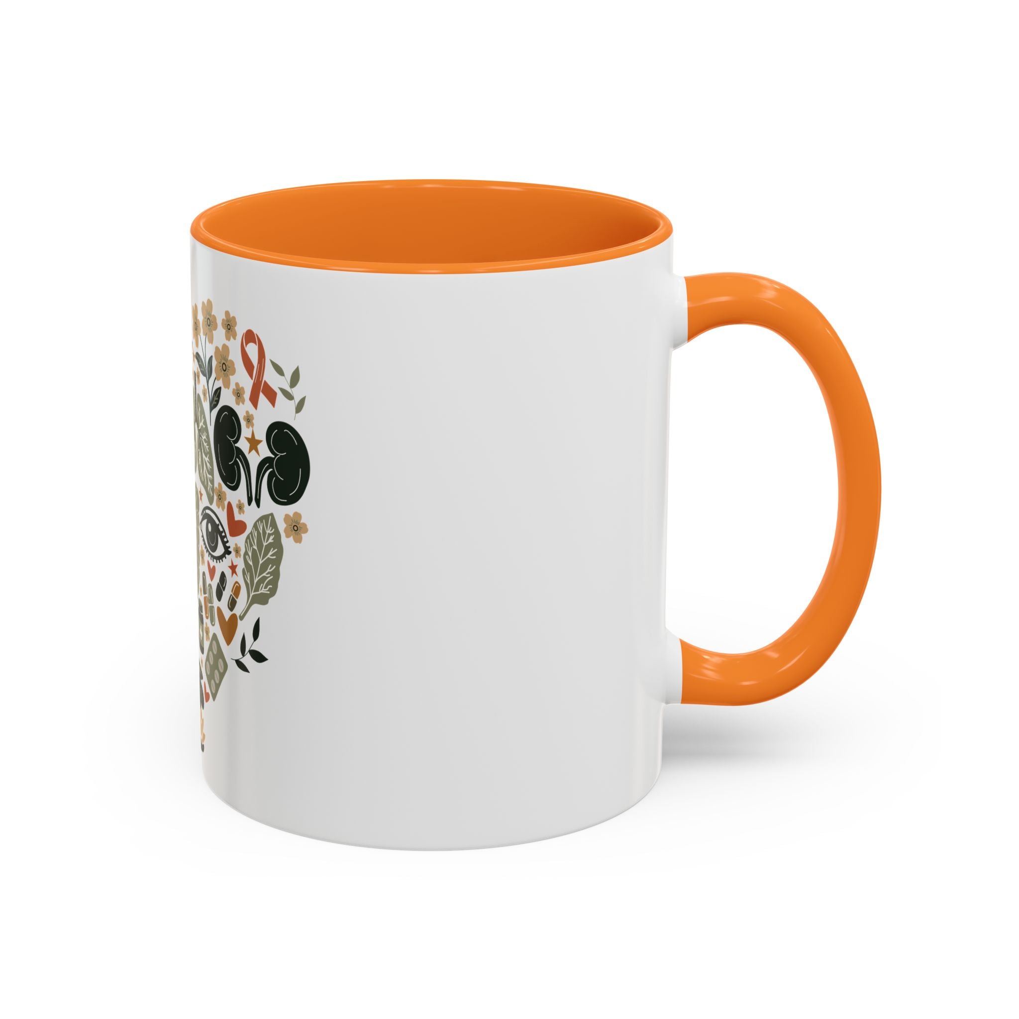Organ Donation Awareness Mug, Hope Healing Coffee Cup, Transplant Survivor Donor Family Gift, Floral Medical Mug