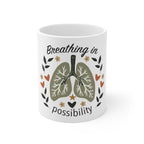 Breathing in Possibility Inspirational Lung Mug